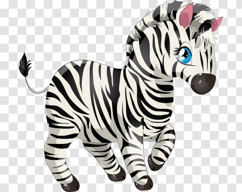 Zebra Royalty-free Clip Art - Cat Like Mammal Transparent PNG