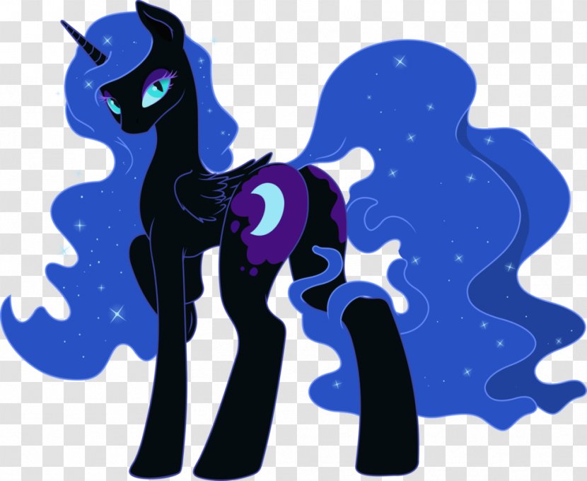 Princess Luna Twilight Sparkle Pony Celestia Rarity - Cobalt Blue - Do Not Forget Me Transparent PNG