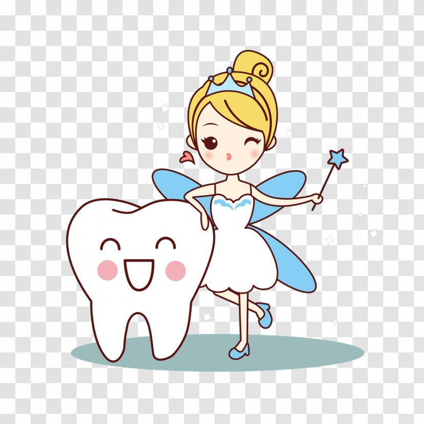 Tooth Fairy Dentistry Human - Frame - Smile Teeth Transparent PNG