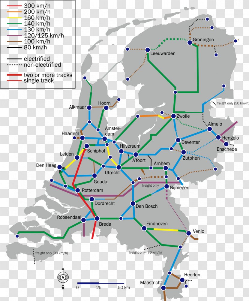 Rail Transport In The Netherlands Train Nederlandse Spoorwegen Transparent PNG