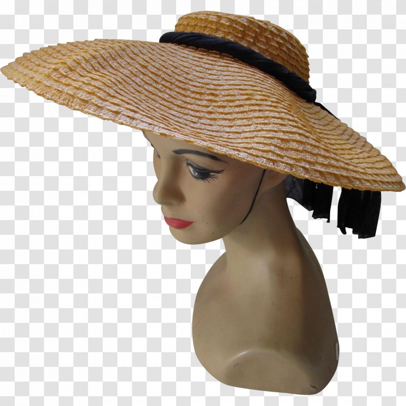 Straw Hat Sun Hutkrempe Headgear Transparent PNG