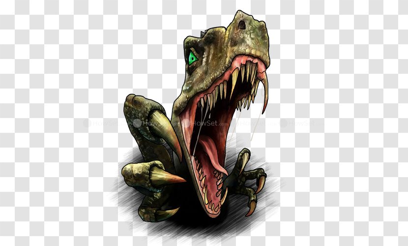 Tyrannosaurus Velociraptor Jaw - 3d Monster Transparent PNG