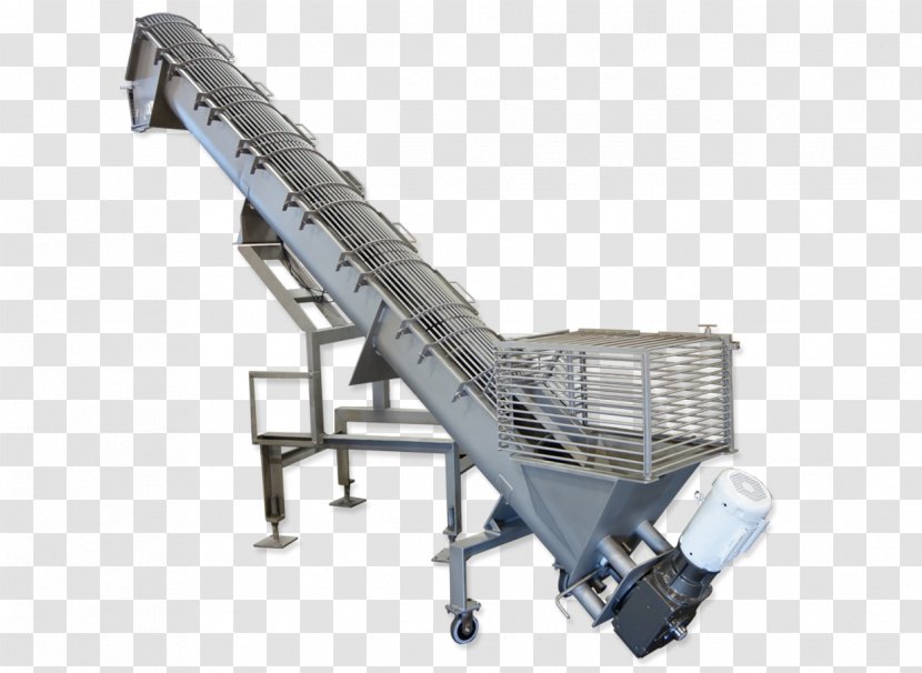 Screw Conveyor System Material Handling - Food Processing Transparent PNG