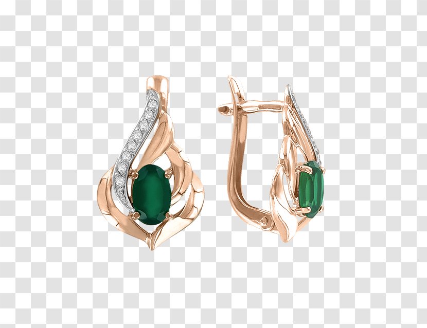 Emerald Earring Cubic Zirconia Gold Jewellery - Gemstone Transparent PNG