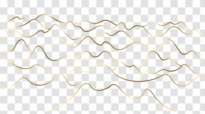 Paper Area Pattern - Material - Gold Wave Gradient Arc Transparent PNG