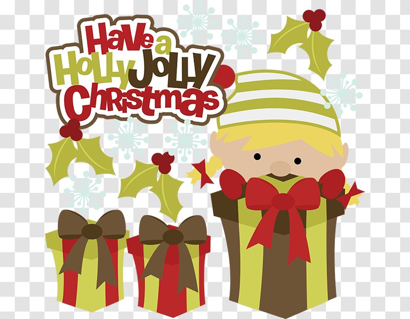 Have A Holly Jolly Christmas Clip Art Transparent PNG