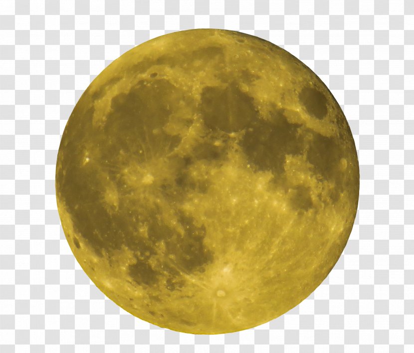 Full Moon Lunar Phase Supermoon - Black Transparent PNG