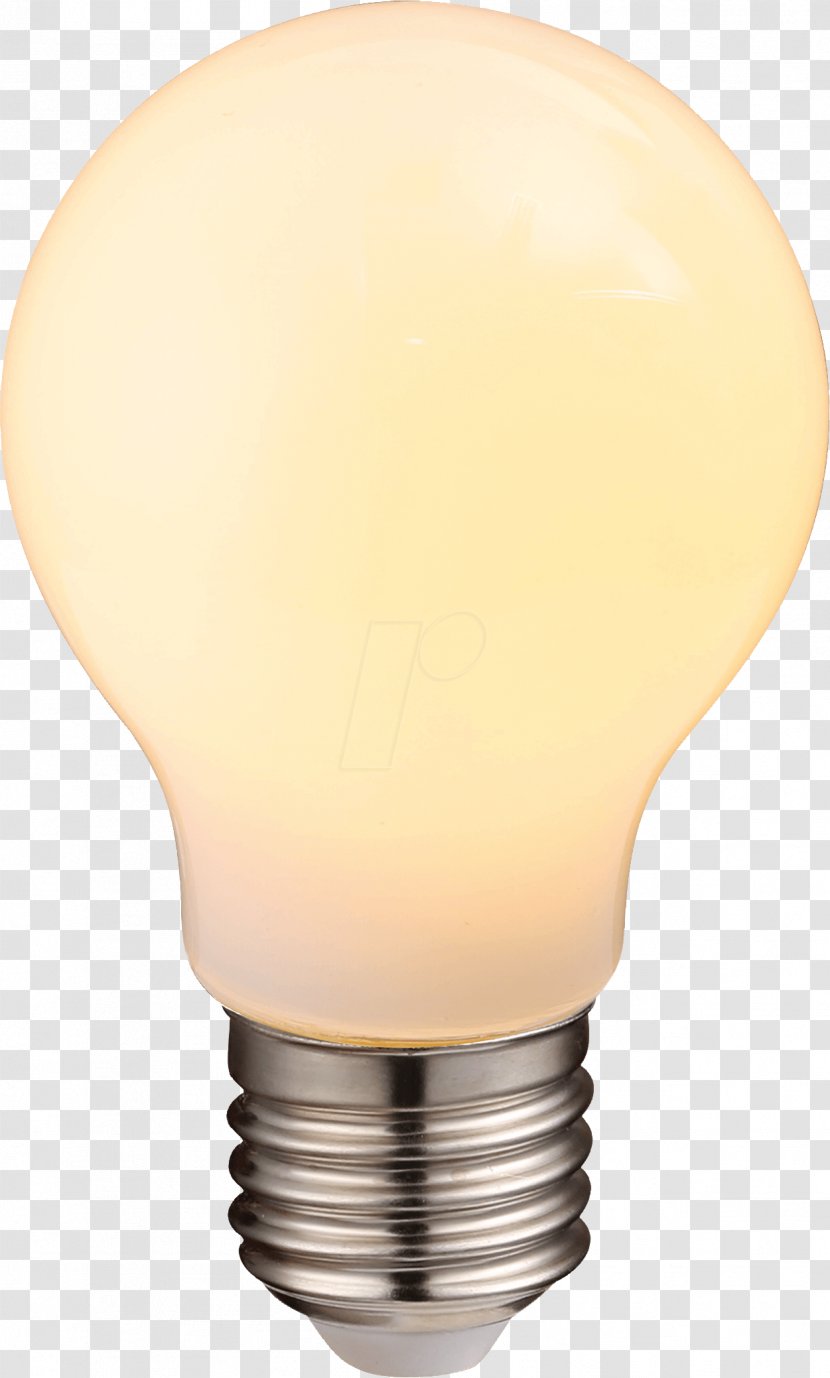 Incandescent Light Bulb LED Lamp Edison Screw Luminous Flux - Color Temperature - Violet Filament Transparent PNG