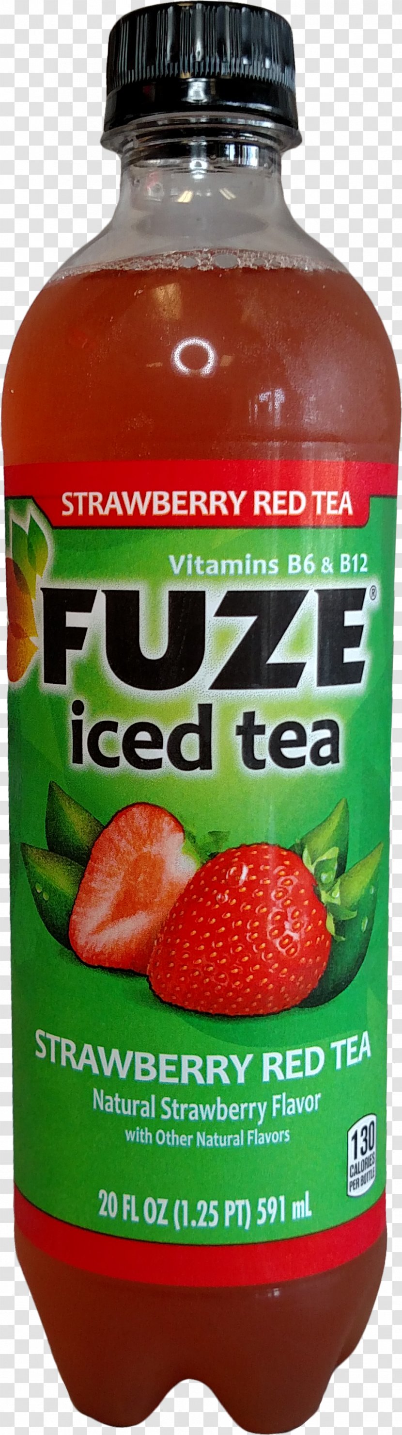 Iced Tea Strawberry Fuze Beverage Food - Mango - Lemon Transparent PNG