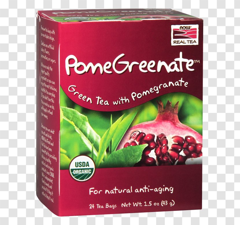 Green Tea Organic Food Bag - Pomegranate - Shop Brochure Transparent PNG