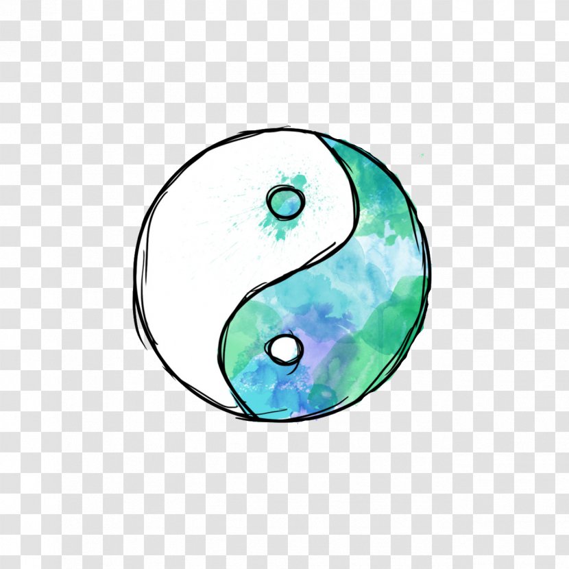 Watercolor Painting Drawing Yin And Yang Image - Paint Transparent PNG