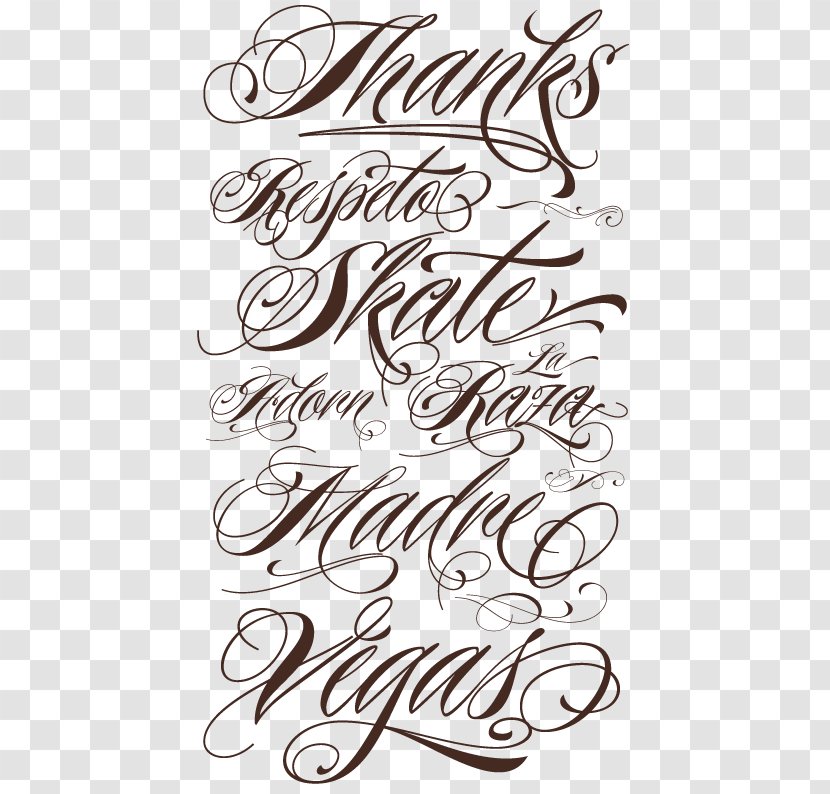 Best Tattoo Fonts Cursive designs themes templates and downloadable  graphic elements on Dribbble
