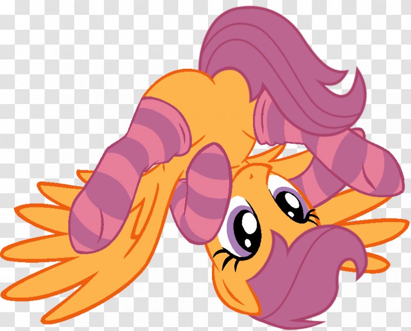 Scootaloo Pony Rarity Sweetie Belle Rainbow Dash - Cartoon - Flower Transparent PNG
