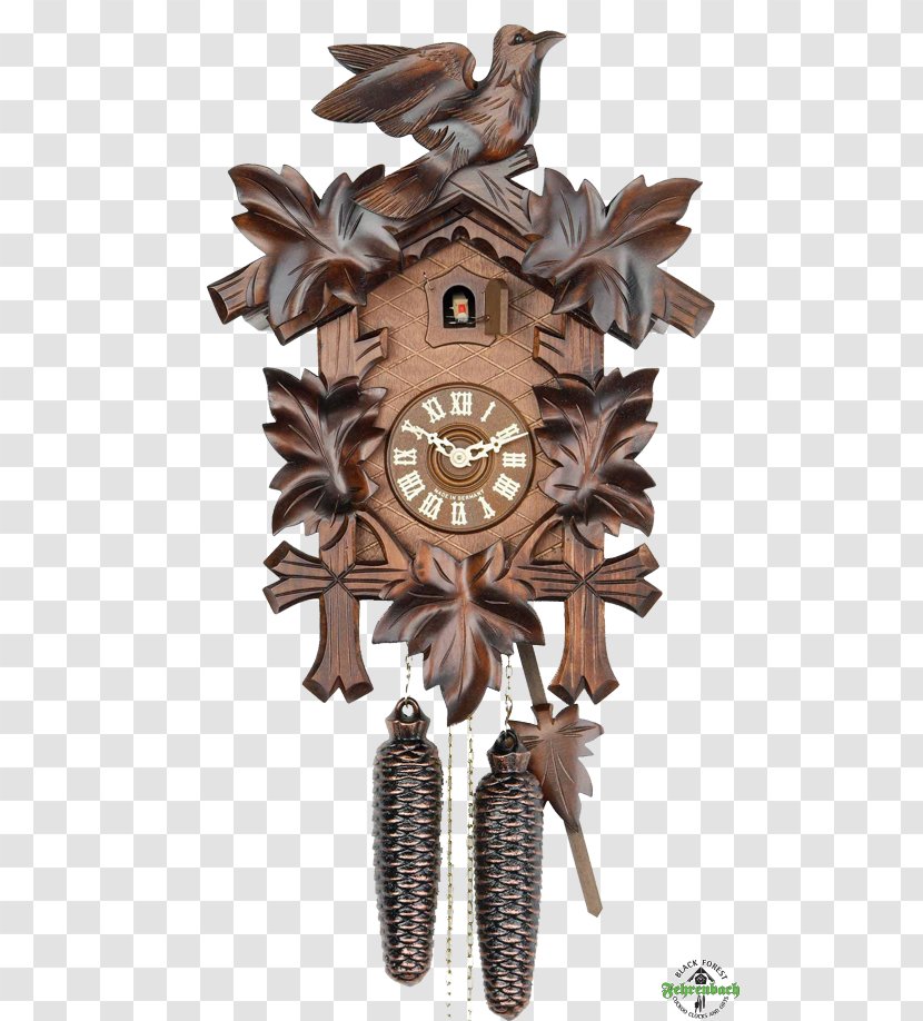Black Forest Cuckoo Clock Movement Cuckoos - Wood Carving Transparent PNG