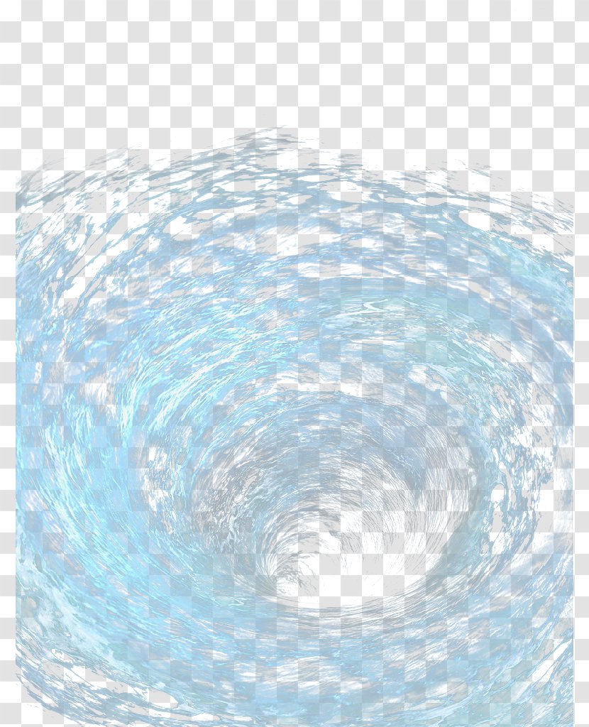 Blue Water Whirlpool - Wave Transparent PNG