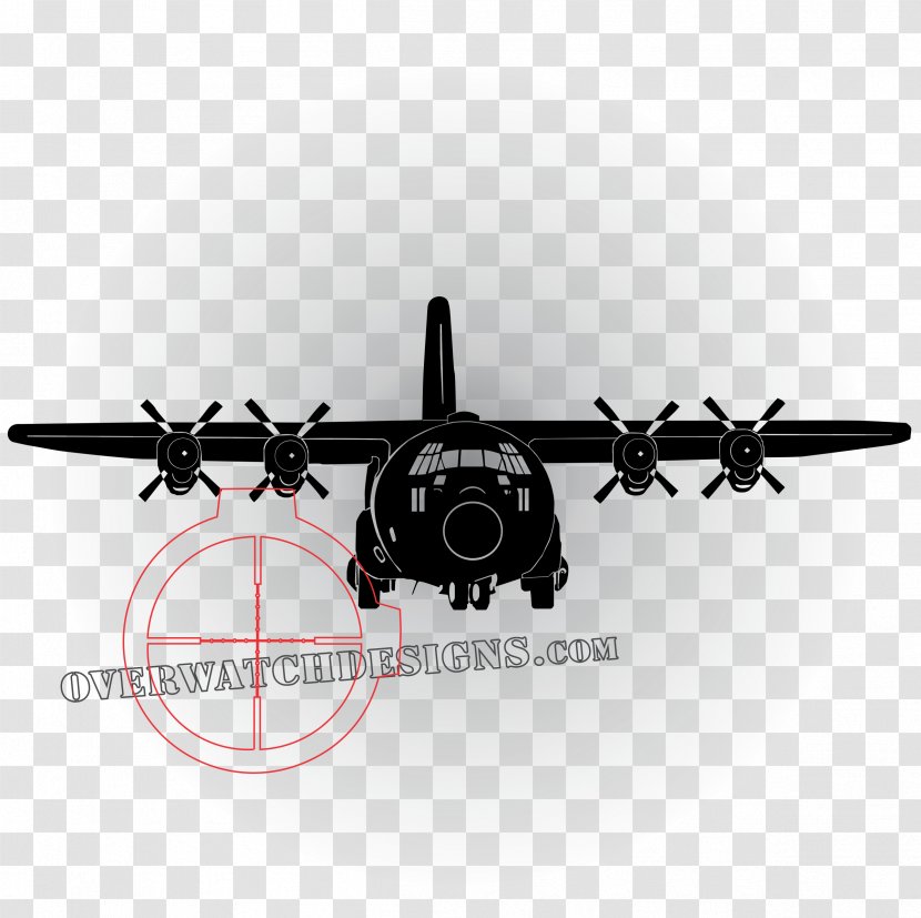 Lockheed C-130 Hercules Airplane AC-130 Aircraft Decal - Ac130 Transparent PNG