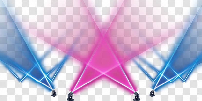Stage Lighting Lamp - Magenta - Effects Transparent PNG