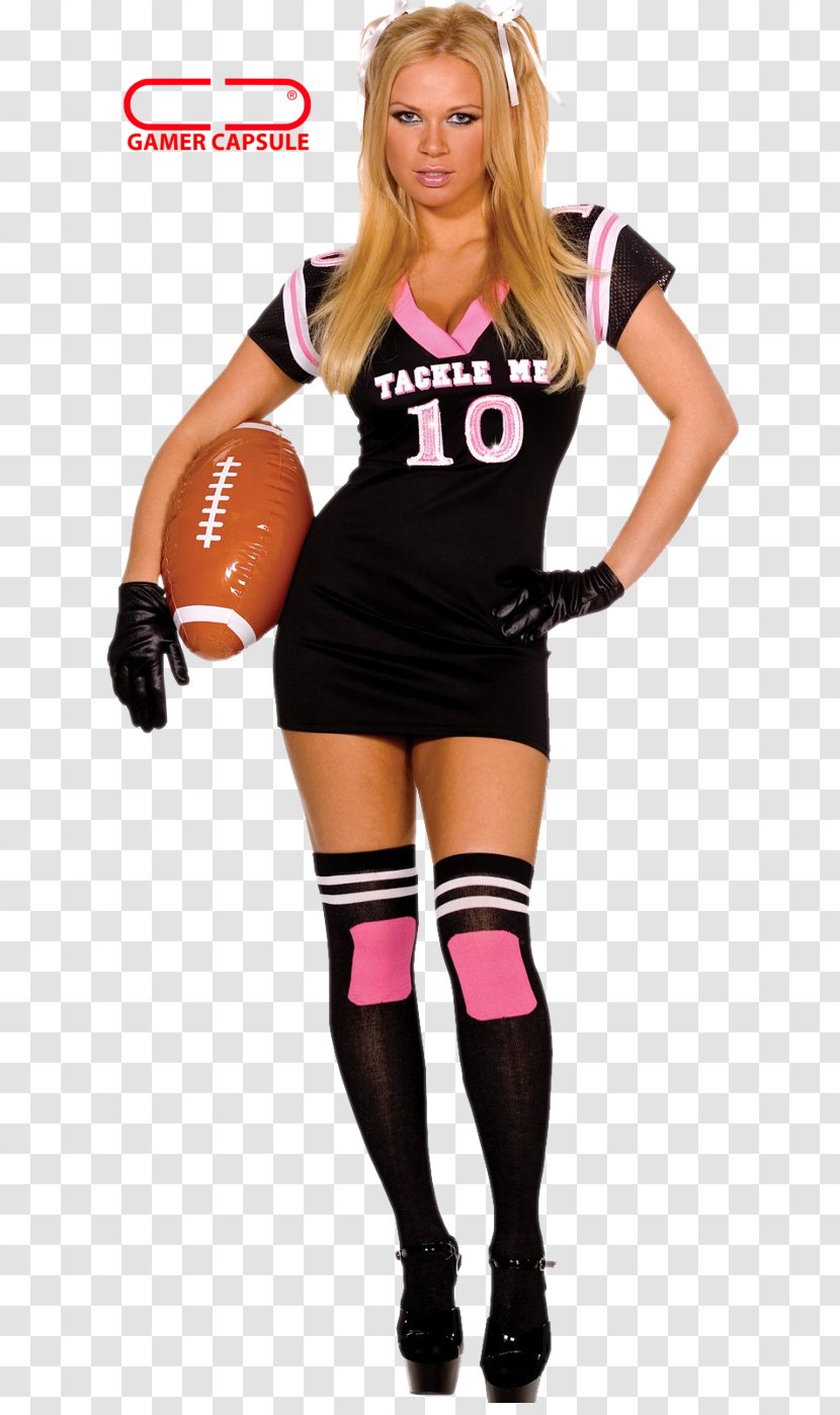 Halloween Costume Clothing Woman American Football - Heart Transparent PNG
