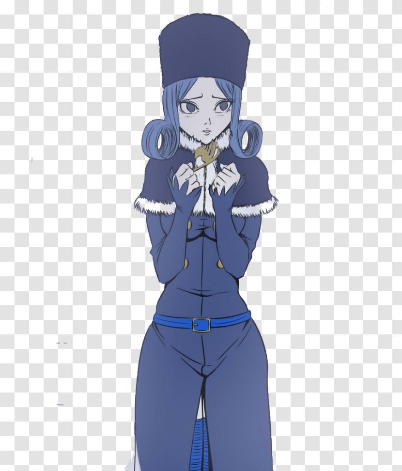 Juvia Lockser Cartoon Cobalt Blue Illustration Character - Fairy Tail Transparent PNG