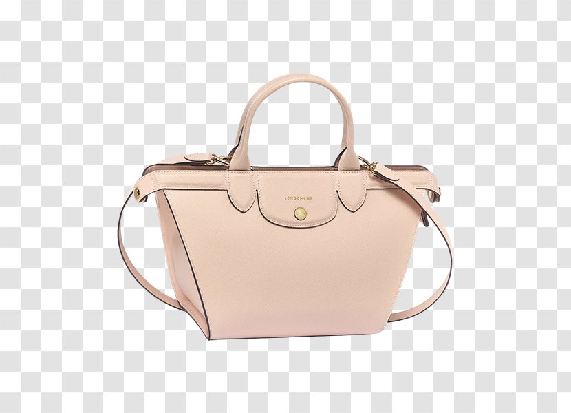 Tote Bag Pliage Leather Handbag Zipper - Brown Transparent PNG
