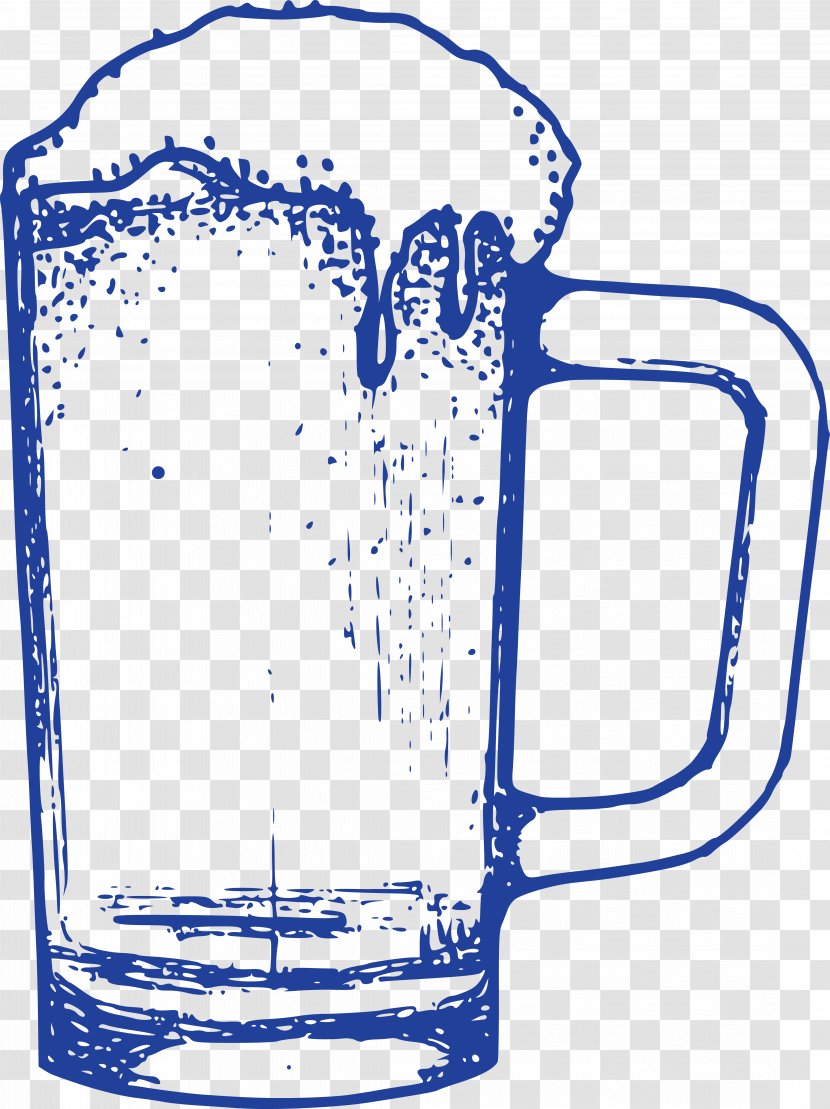 Beer Oktoberfest Drawing Cup - Sketch Of Large Ice Transparent PNG