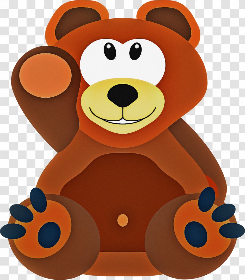 Teddy Bear - Brown - Toy Animal Figure Transparent PNG