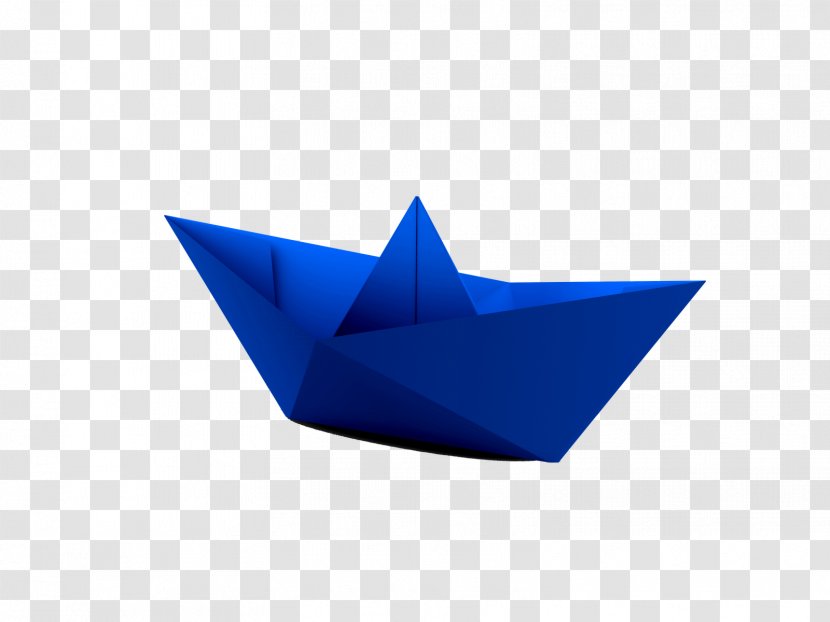 Origami Paper Piracy Book - Blue - Gemini Transparent PNG