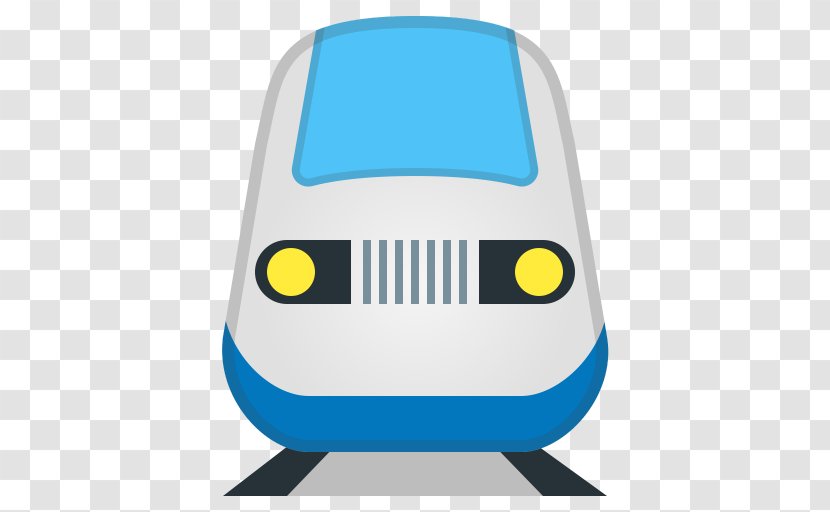 Train Rail Transport Emoji Image - Locomotive Transparent PNG