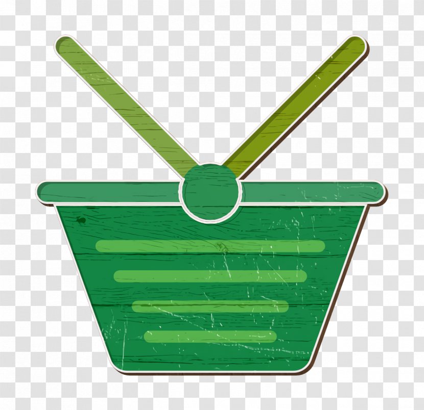 Basket Icon Shop Business - Green - Grass Transparent PNG