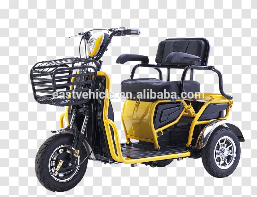 Electric Vehicle Scooter Car Bicycle Three-wheeler Transparent PNG