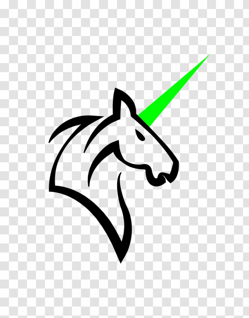 Unicorn Horn Pegasus Logo - Head Transparent PNG