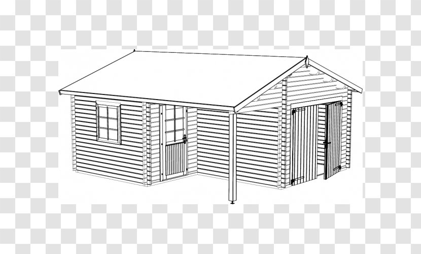 House Carport Garage Roof Shed - Rectangle - Forset Cabin Transparent PNG