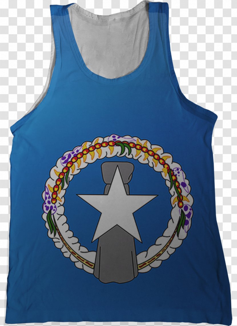 Saipan United States Flag Of The Northern Mariana Islands Seal - Sleeveless Shirt Transparent PNG