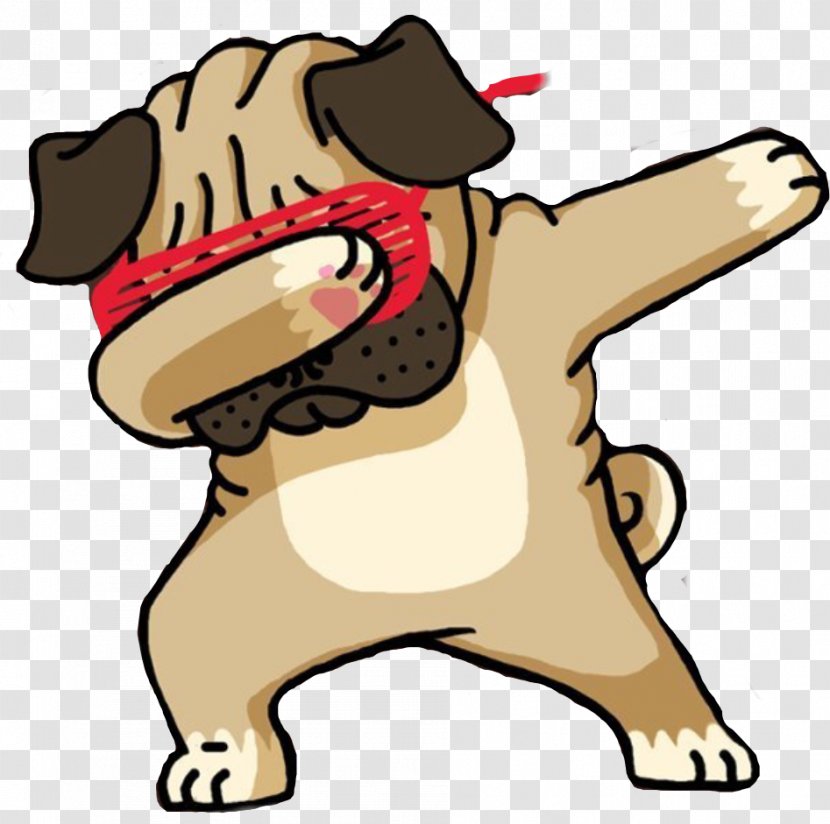 T-shirt Pug Puppy Hoodie Dab - Nose - Dabbing Transparent PNG