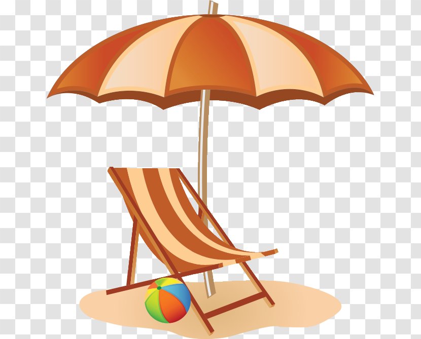 Deckchair Beach Umbrella Clip Art - Playa De Alcudia Transparent PNG