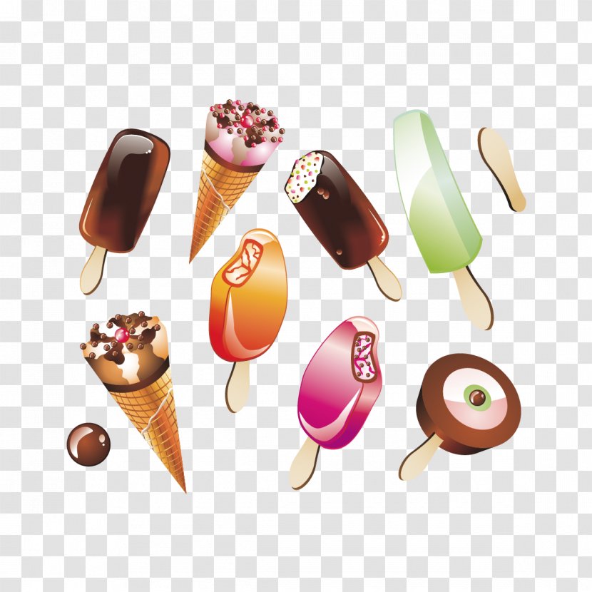 Chocolate Ice Cream Cone - Pop Transparent PNG