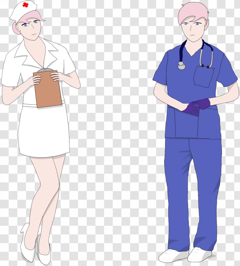 Dress Stethoscope Finger Physician - Silhouette Transparent PNG