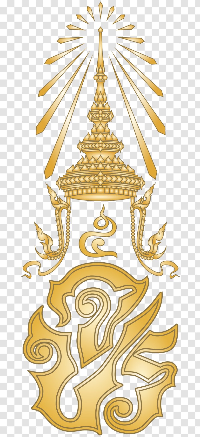 Monarchy Of Thailand Royal Cypher H7 - Reign Transparent PNG