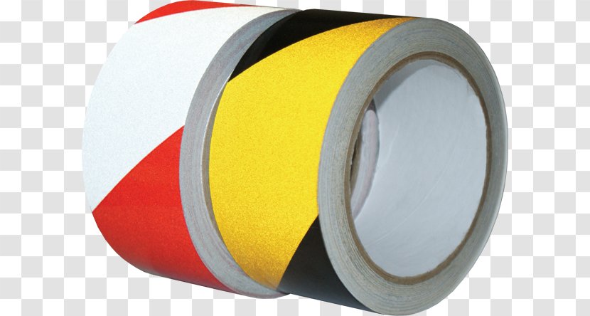 Adhesive Tape Barricade Paper Plastic - Boxsealing - Warning Stripes Diagonal Transparent PNG