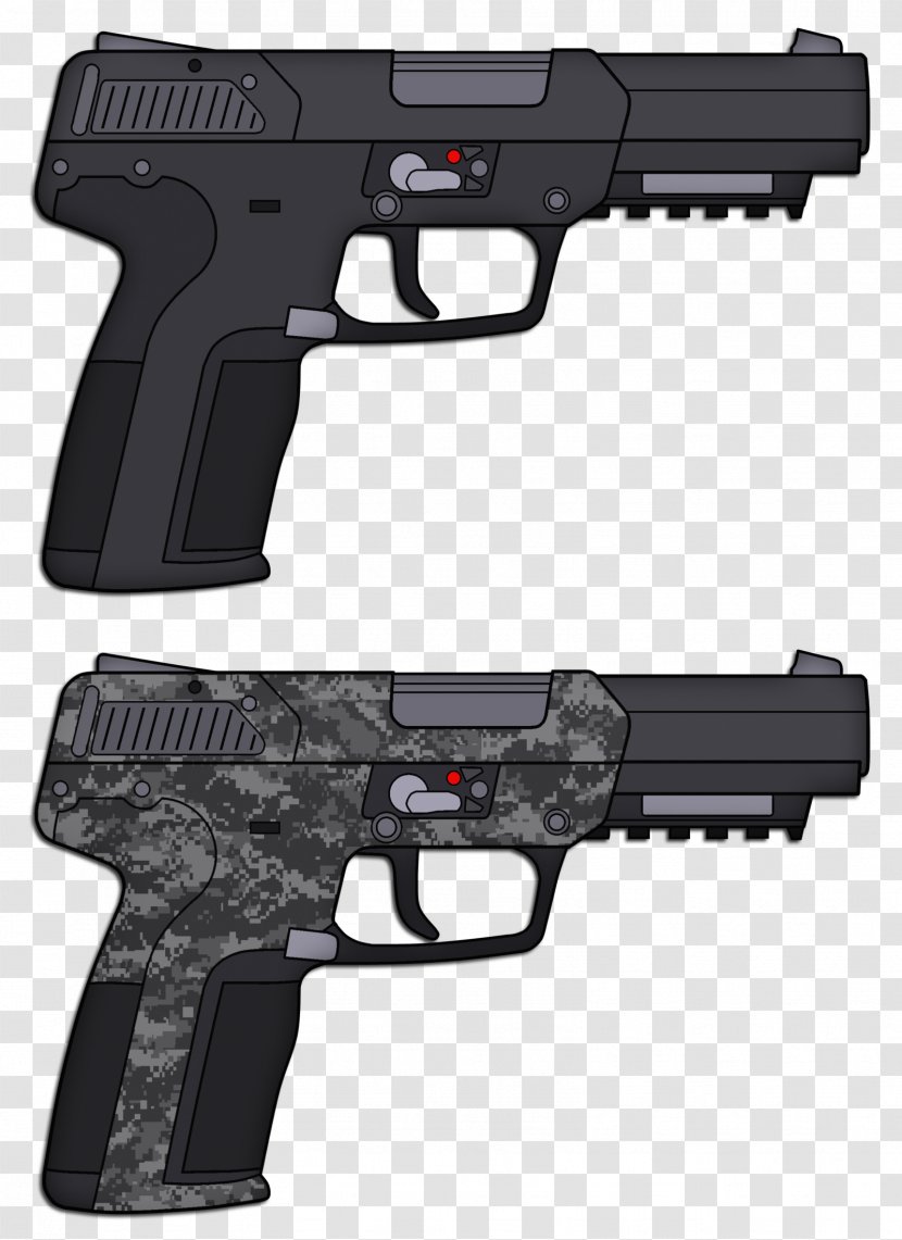 Trigger FN Five-seven Herstal 5.7×28mm Firearm - Ranged Weapon - Handgun Transparent PNG