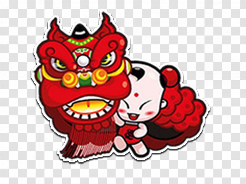 Lion Dance Festival Chinese New Year - Art Transparent PNG