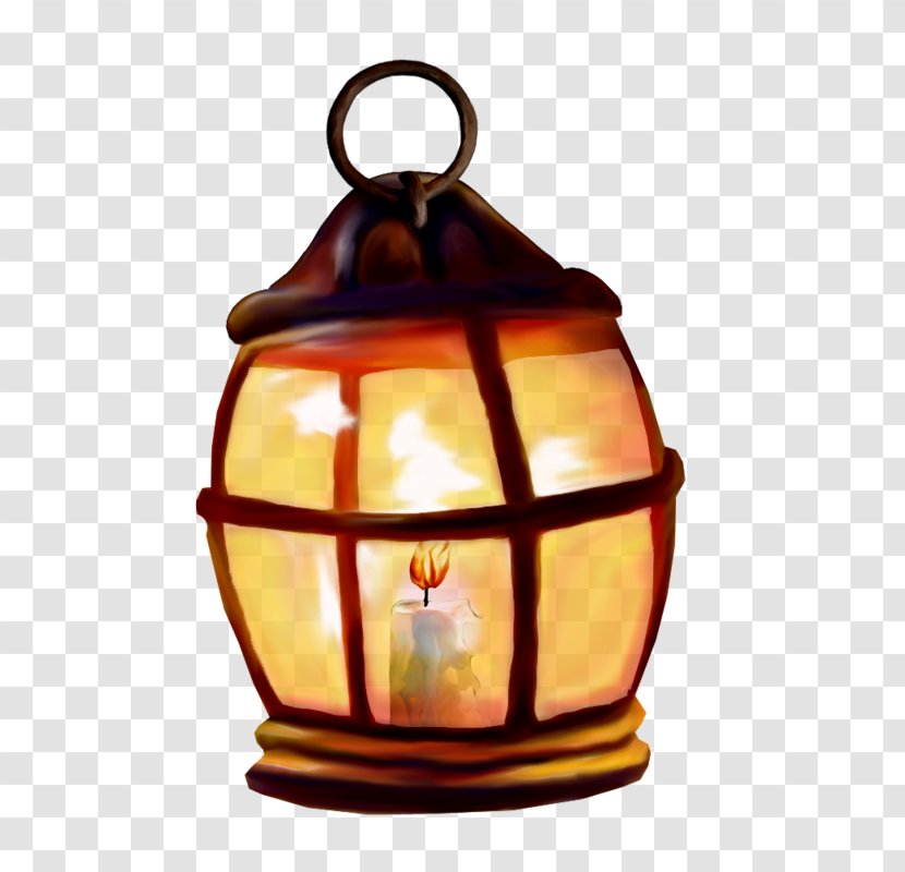 Light Lantern Candlestick Clip Art - Parol - Complex Hand-painted Old Lamp Transparent PNG