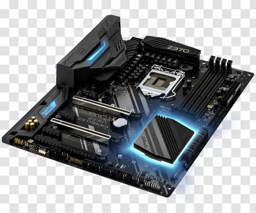 Intel Graphics Cards & Video Adapters LGA 1151 ASRock Z370 EXTREME4 Motherboard - Core Transparent PNG