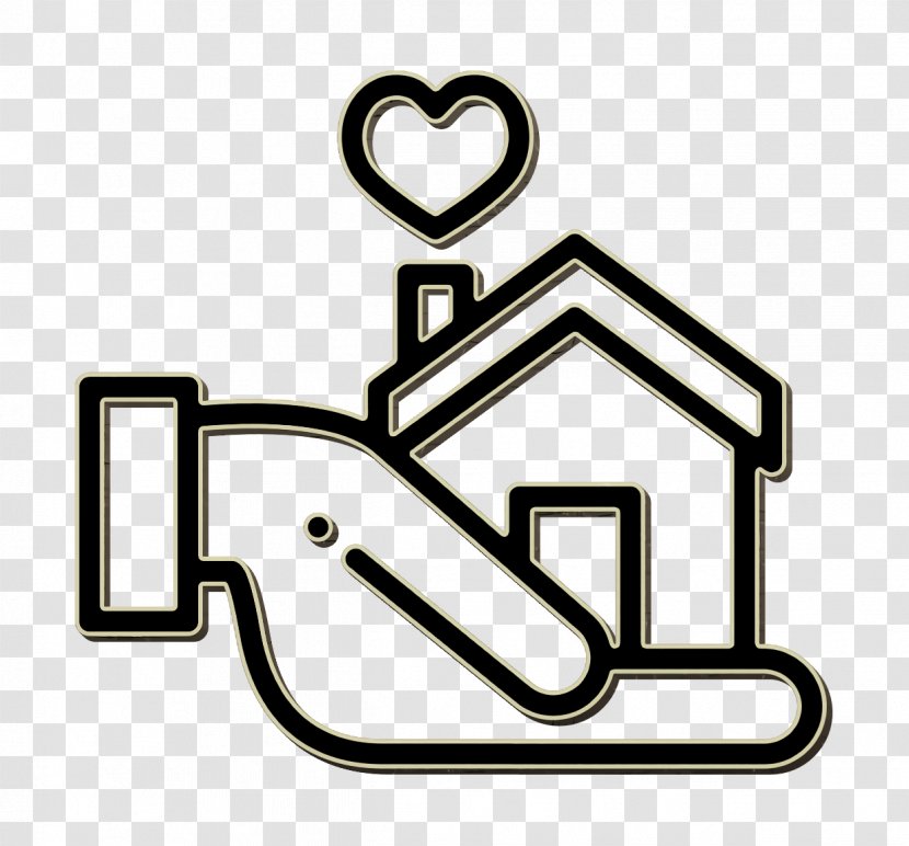 Hand Icon Heart Family Life - Logo Coloring Book Transparent PNG