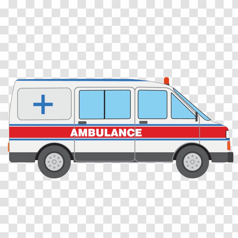Ambulance Icon - Emergency Vehicle - Cartoon Transparent PNG