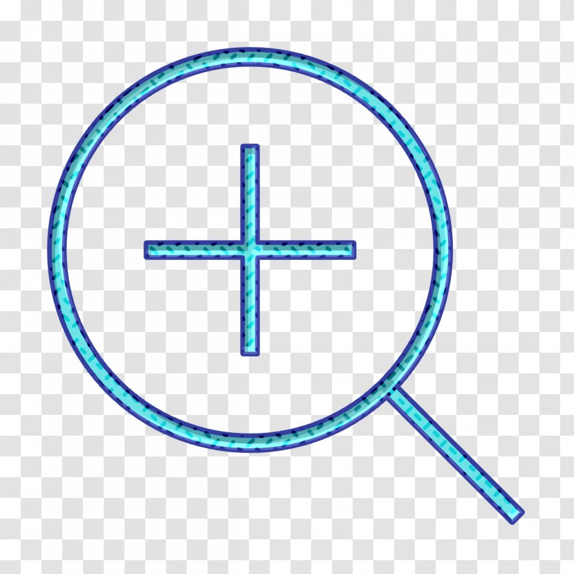 Magnifying Glass Icon - In - Sign Cross Transparent PNG
