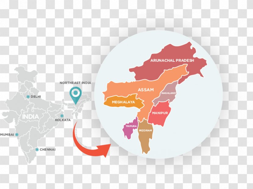 Punjab Gujarat Maharashtra Karnataka United States - Map - India Transparent PNG