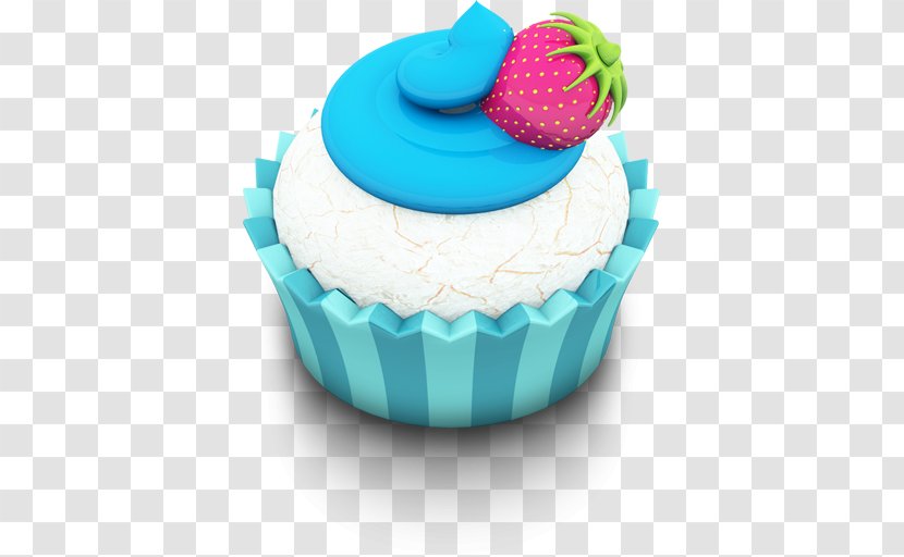 Cake Decorating Icing Baking Cup Dessert - Tart - Ocean Cupcake Transparent PNG