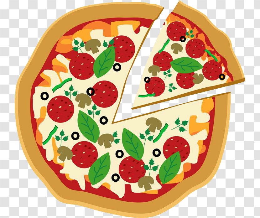 Pizza Italian Cuisine Salami Clip Art - Cheese - Fruit Transparent PNG