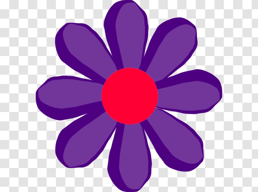 Flower Clip Art - Violet Transparent PNG